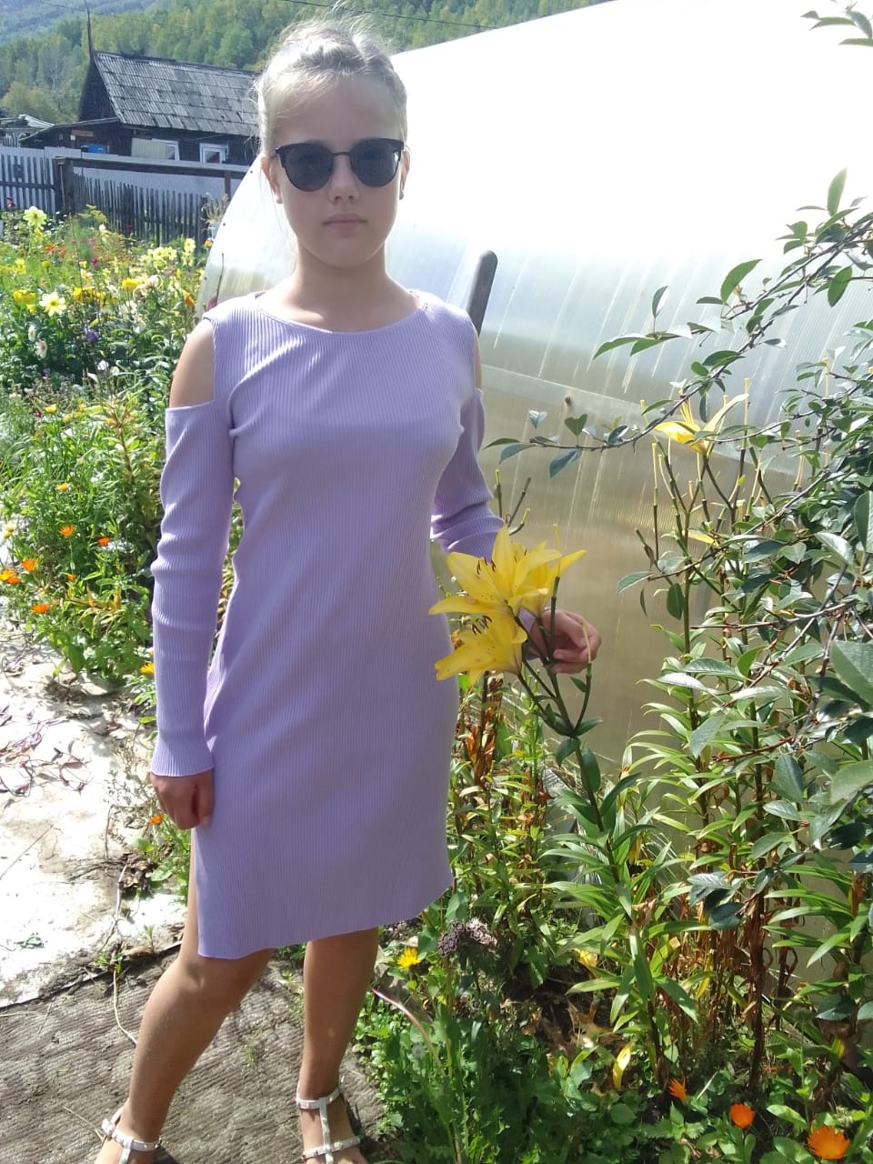 Платье по готовой выкройке базового трикотажного платья фото