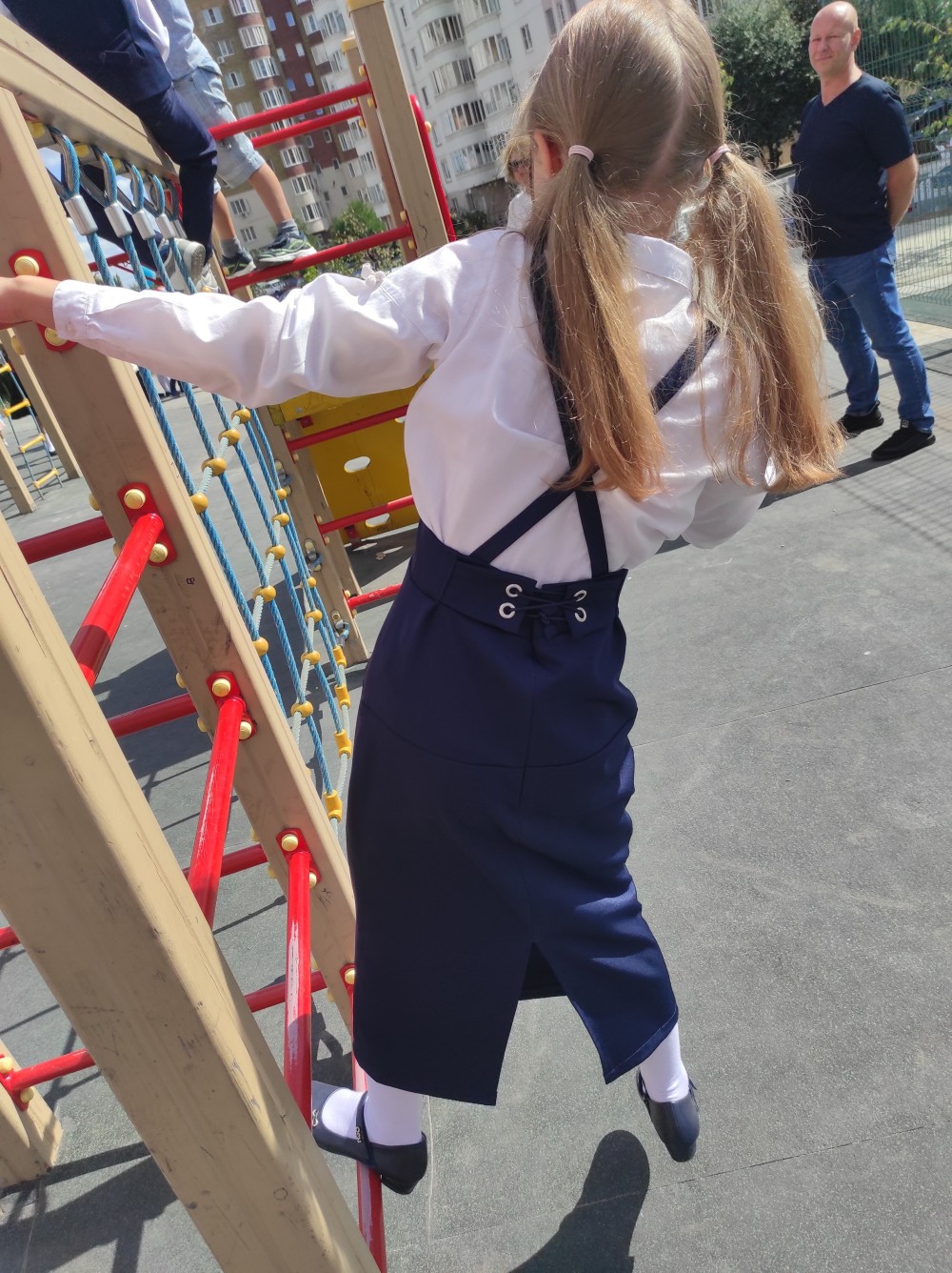 Парадный сарафан в школу фото