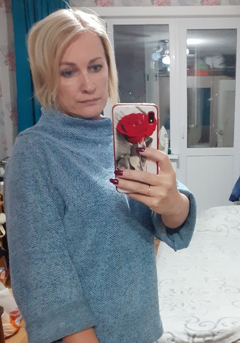 По выкройке свитера "Валери"