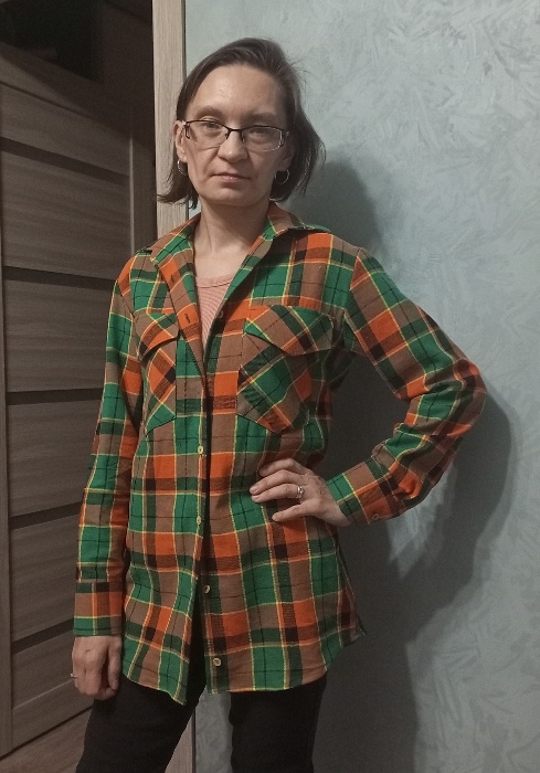 По выкройке звездной блузы