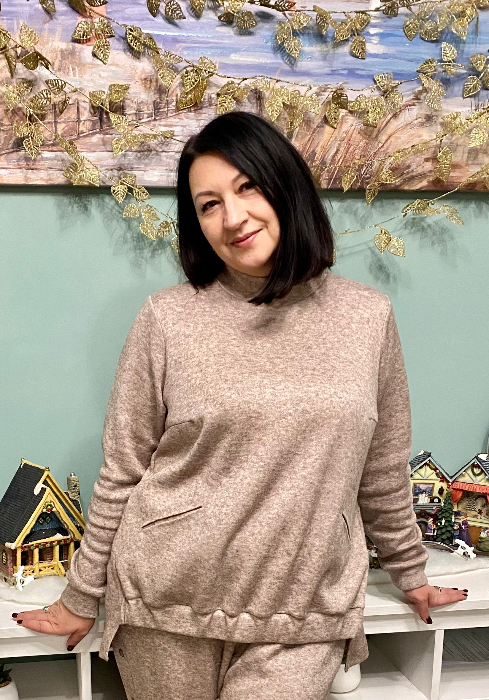 Пуловер по выкройке Юлианна 