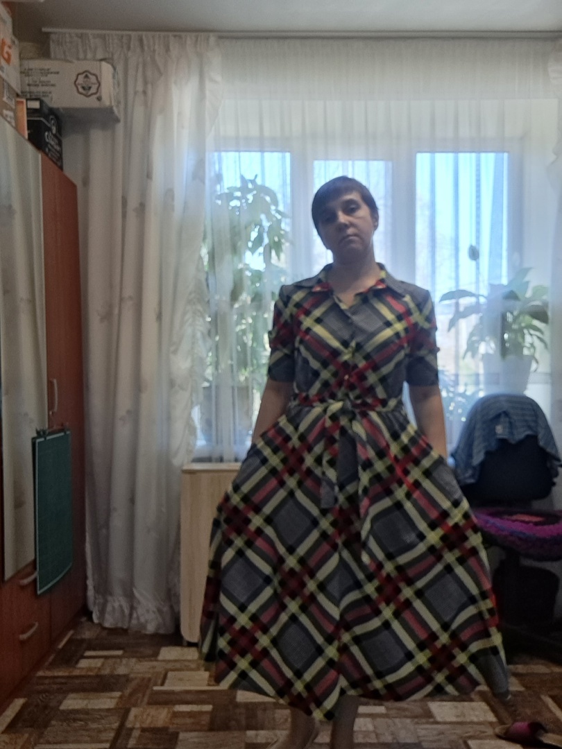 По выкройке платья-рубашки фото