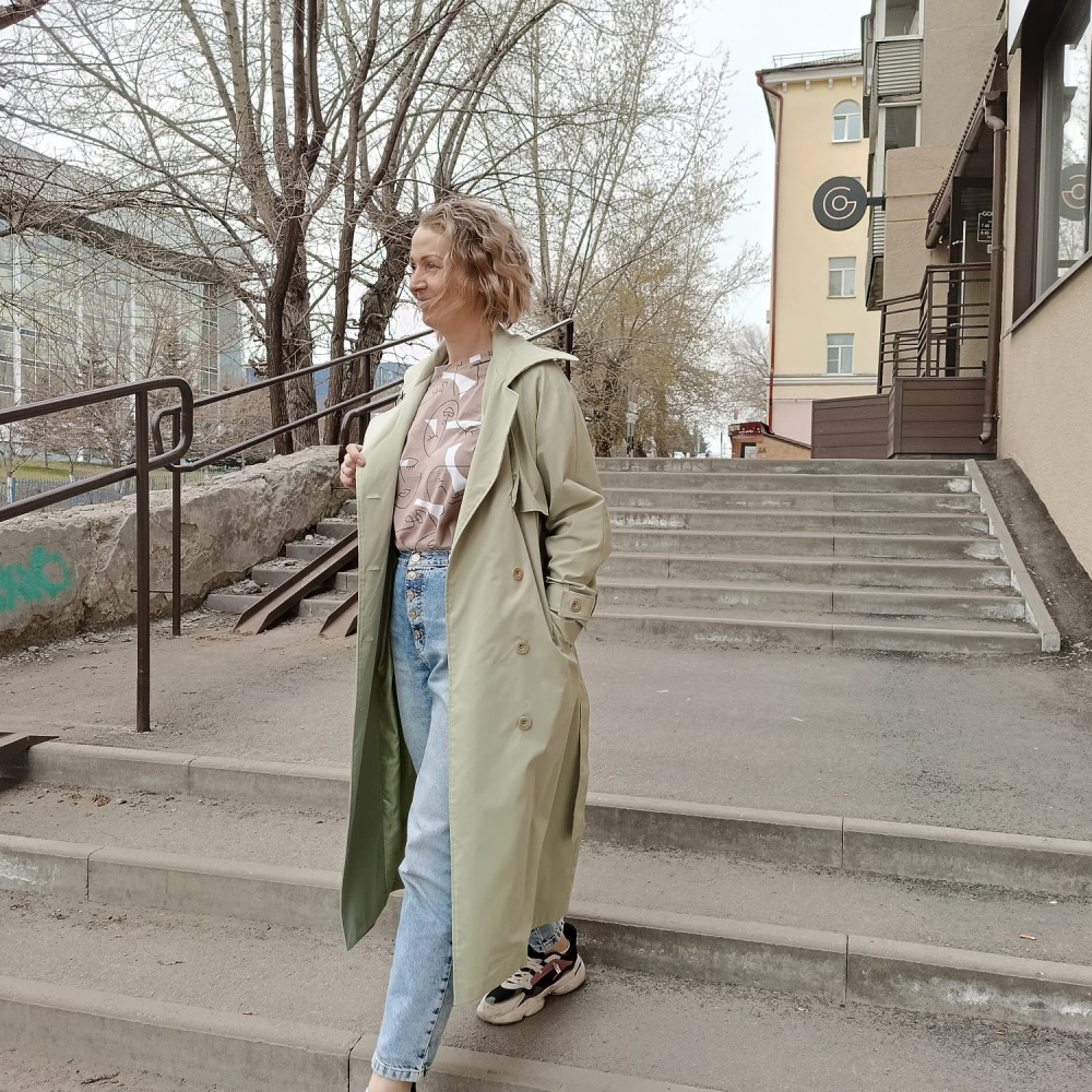 Ещё один тренч фото