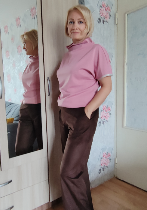 Замшевые брюки