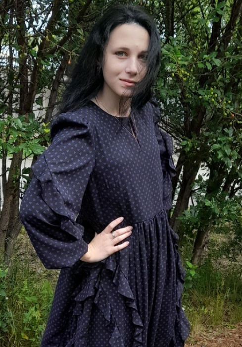 Платье с оборками, коллекция "Дина"