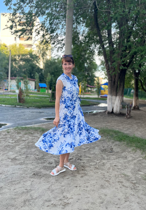 Платье Алиса из шифона бабл фото