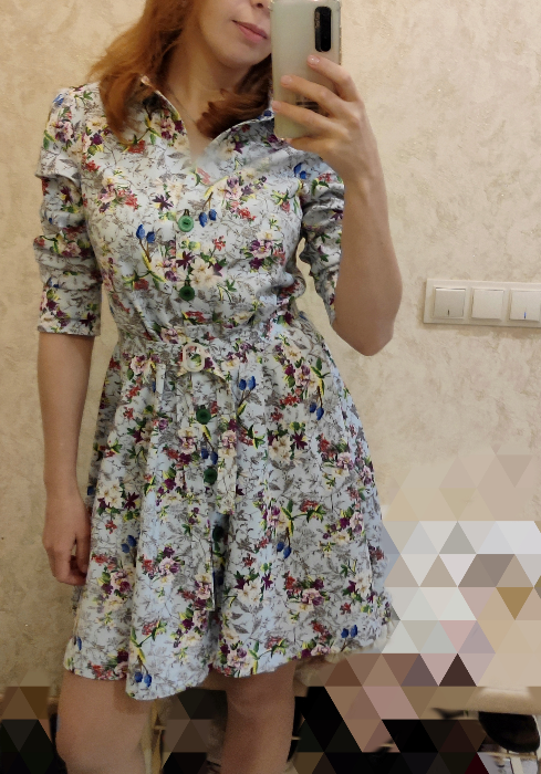 Платье рубашка
