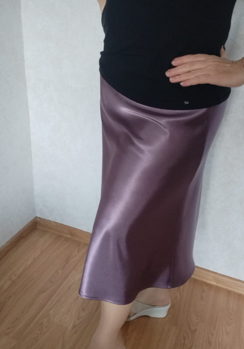 Юбка Эльмира из атласа