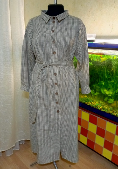 Платье в клетку