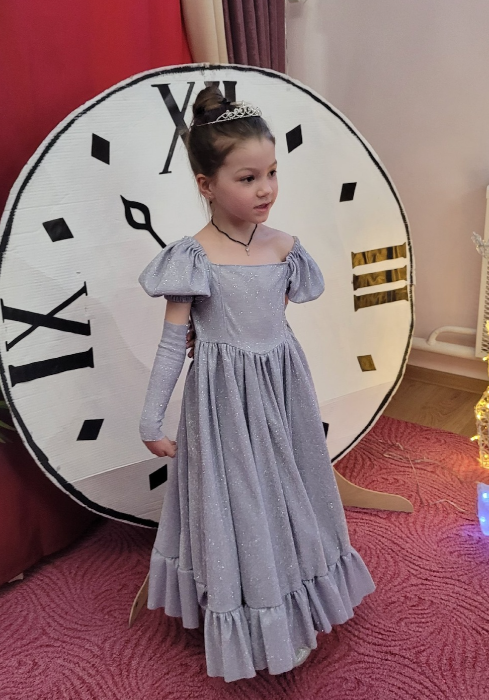 Платье «Золушка» по выкройке детского платья  «Сирин» 