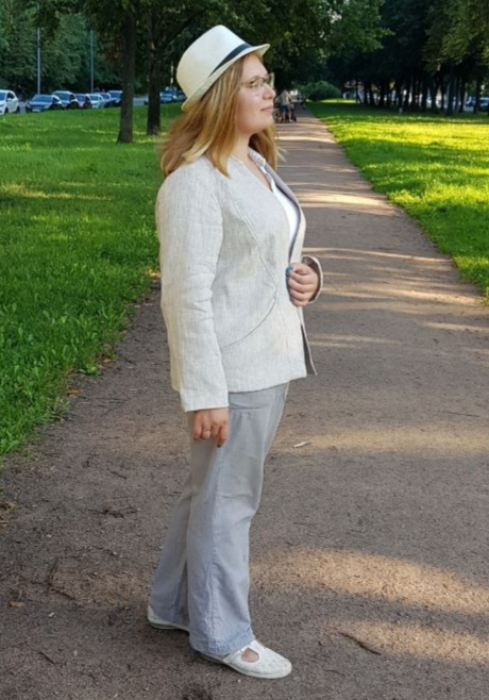 Льняной жакет Сейчастье