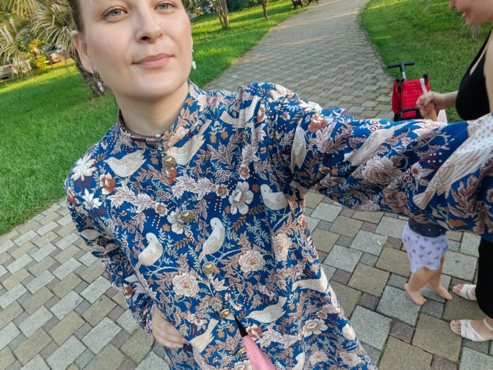 Мирослава из бязи и теплой костюмной ткани фото