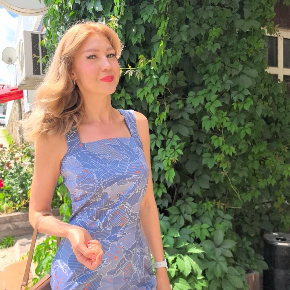 Летнее платье «Гуси-лебеди» фото