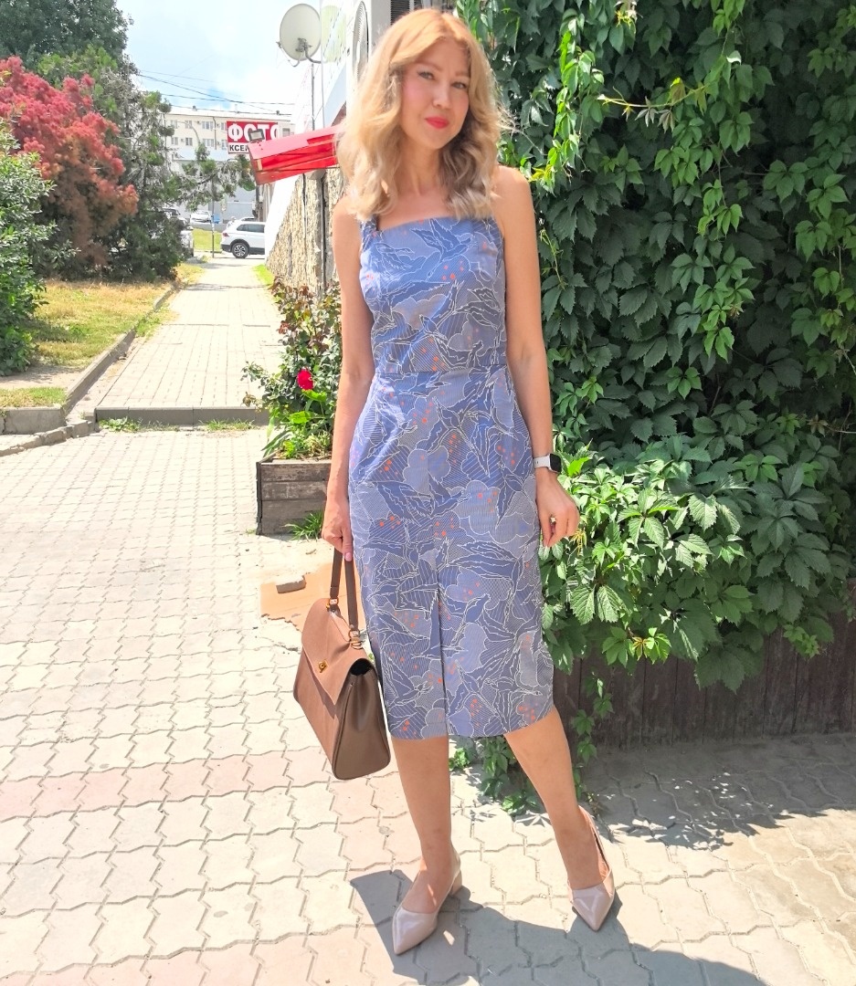 Летнее платье «Гуси-лебеди» фото