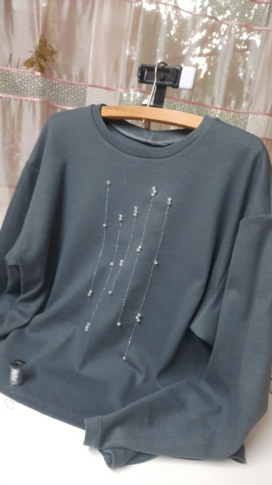 Тельняшка «Арья» из тонкого футера и кашкорсе