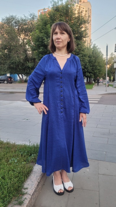 Платье из курортной коллекции «Облака»