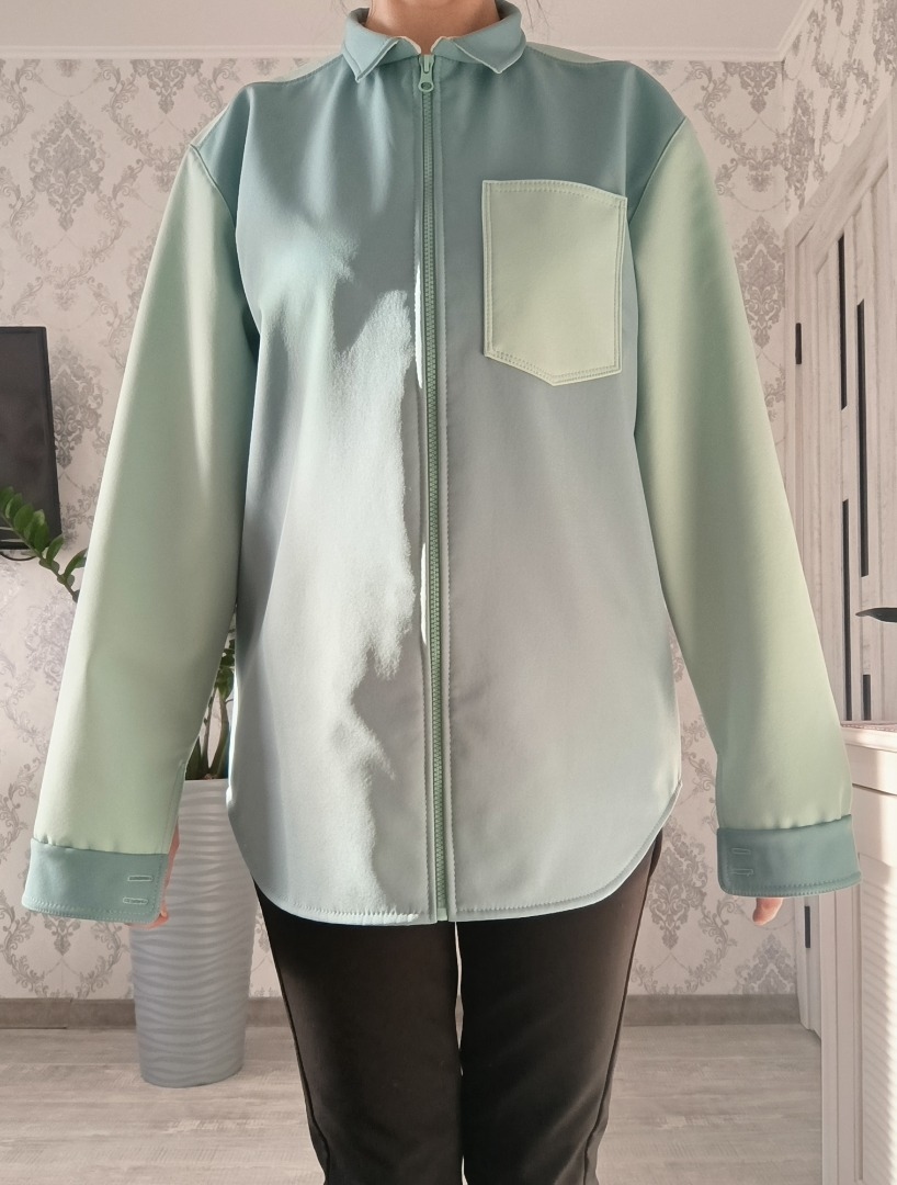 Рубашка-ветровка фото