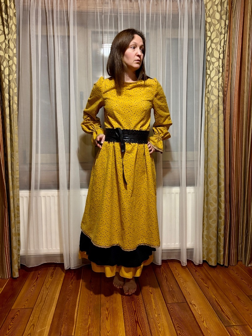 Платье из фланели  фото