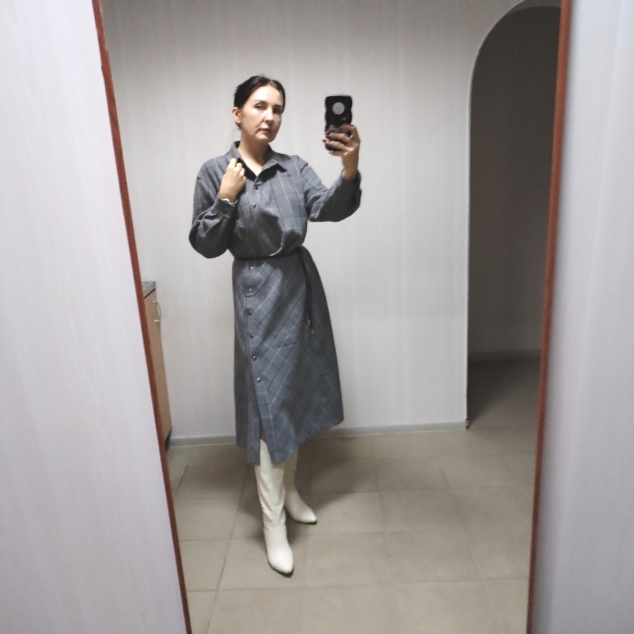 Платье-рубашка Сентябрь