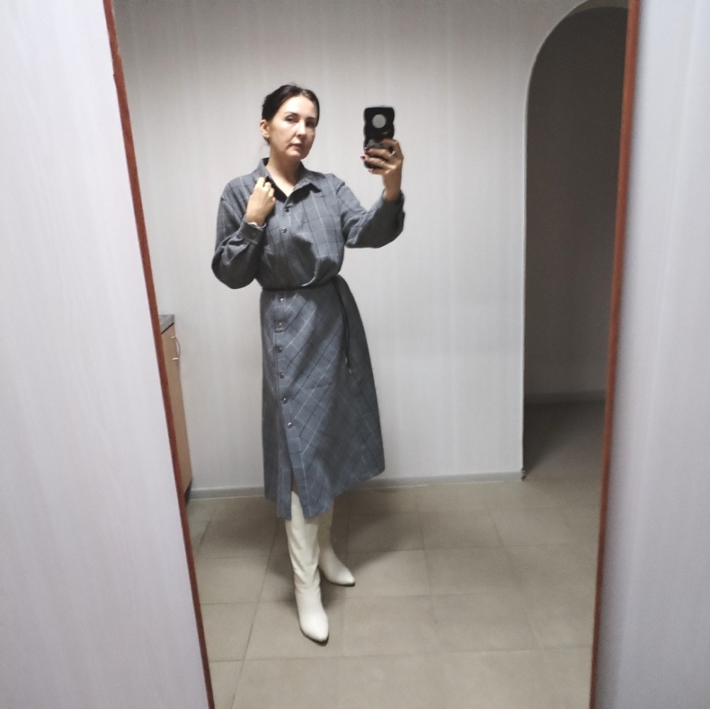 Платье-рубашка Сентябрь фото