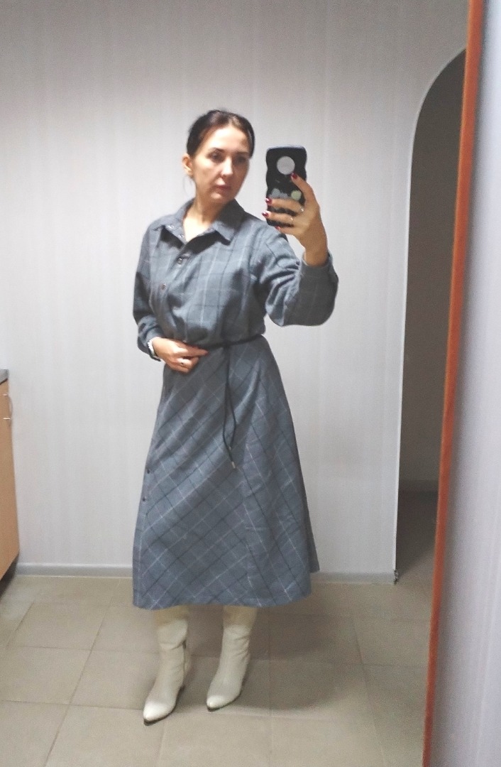 Платье-рубашка Сентябрь фото