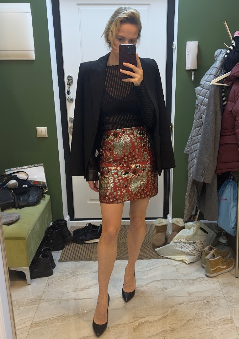 Юбка Дениз из жаккарда фото