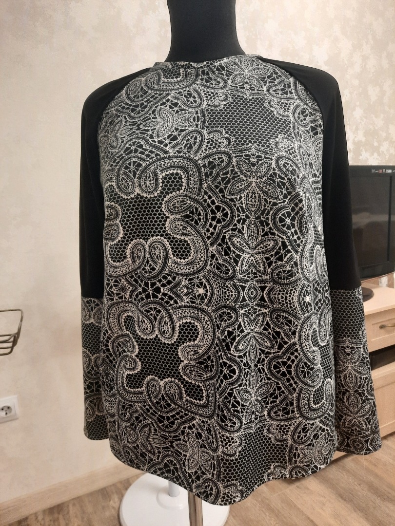 Свитшот с рукавом реглан фото