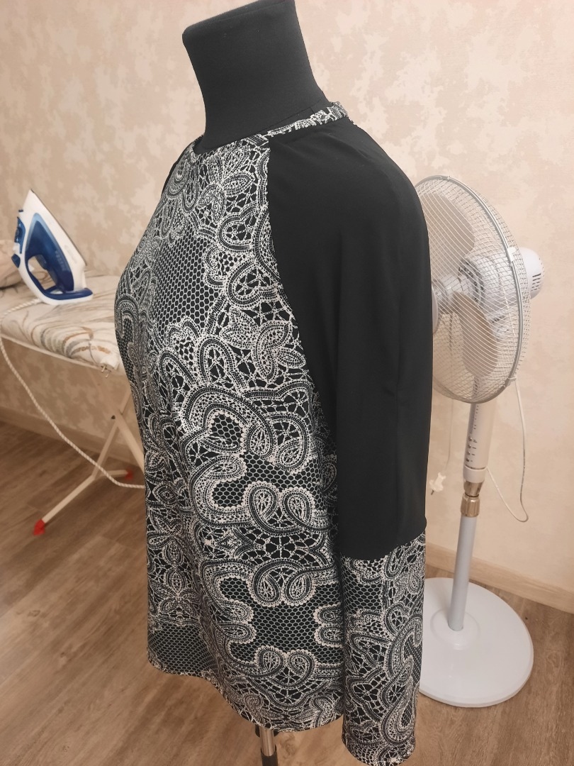 Свитшот с рукавом реглан фото