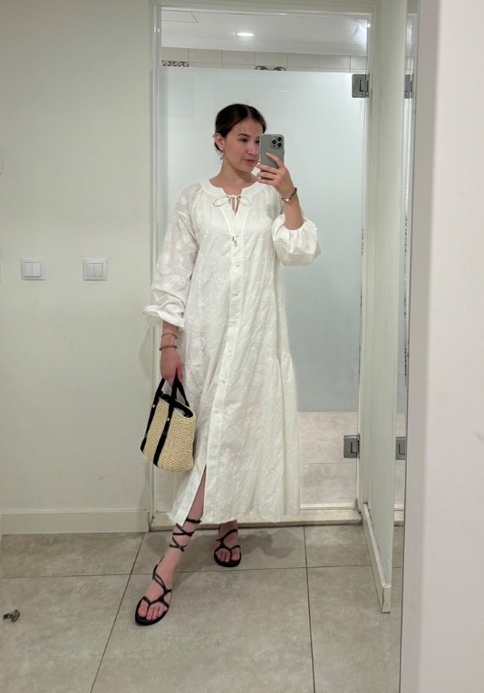 Пляжное платье Облака фото