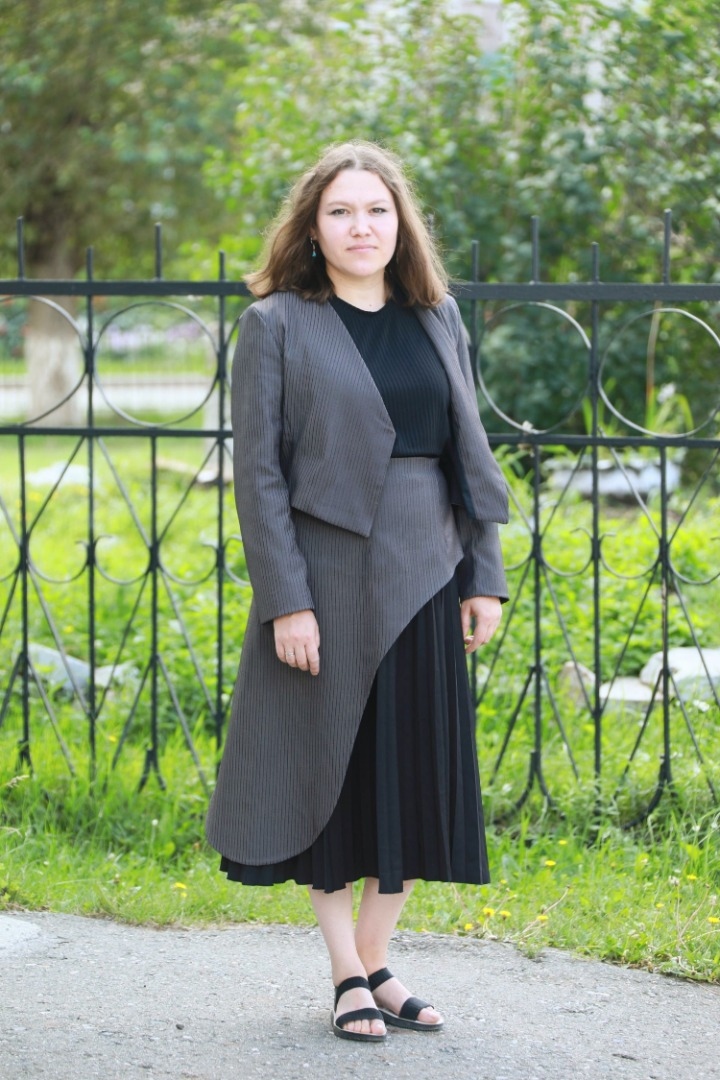 Костюм в полоску  фото