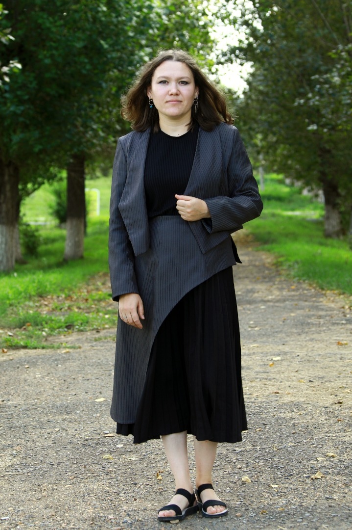 Костюм в полоску  фото