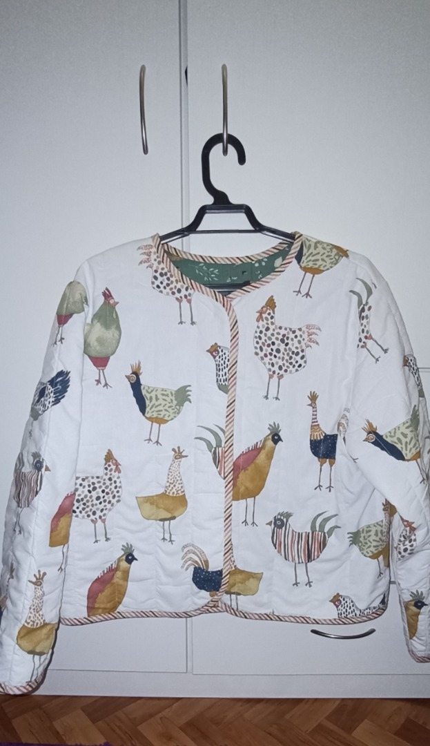 Фуфайка с курочками фото