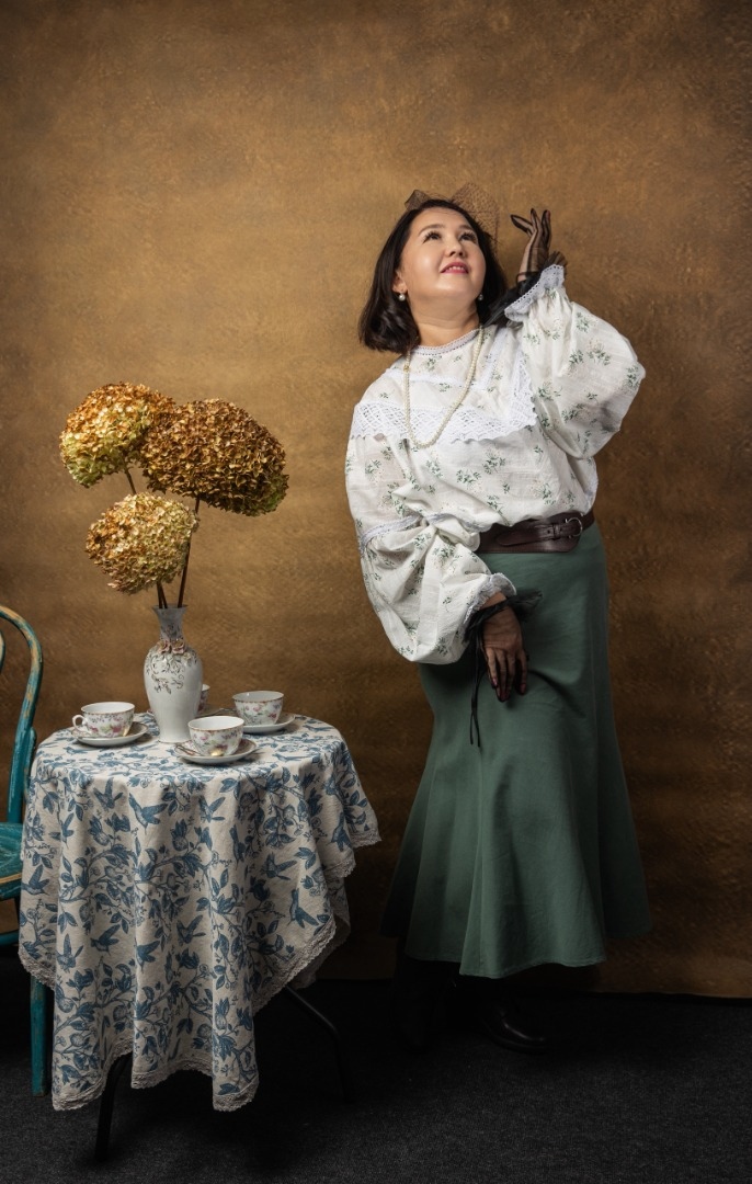 Винтажная блуза Ульяна, теперь любимая в моем гардеробе фото