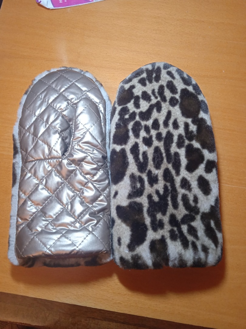 Рукавички под шапочку-ушаночку фото