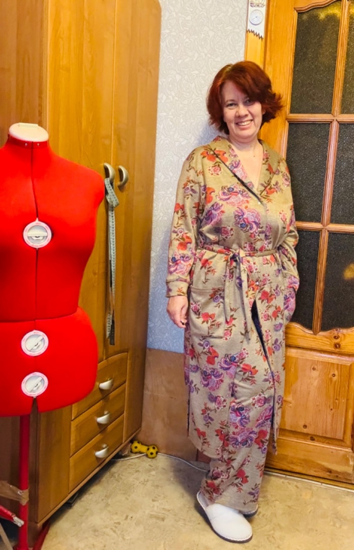 Халат и пижамные штаны Миледи фото