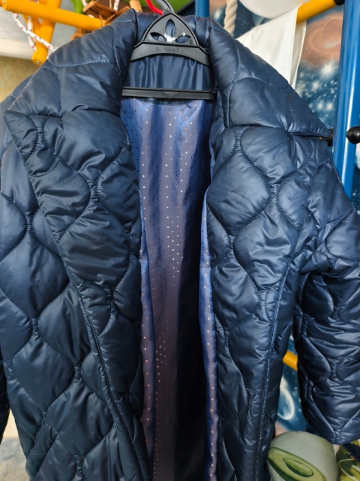 Пальто из готовой стежки