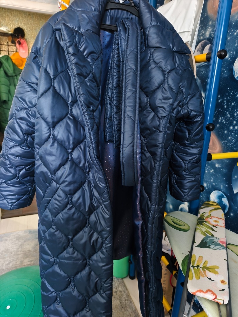 Пальто из готовой стежки фото