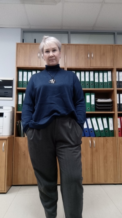 Теплый пуловер «Ульяна»