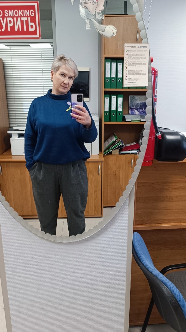 Теплый пуловер «Ульяна» фото