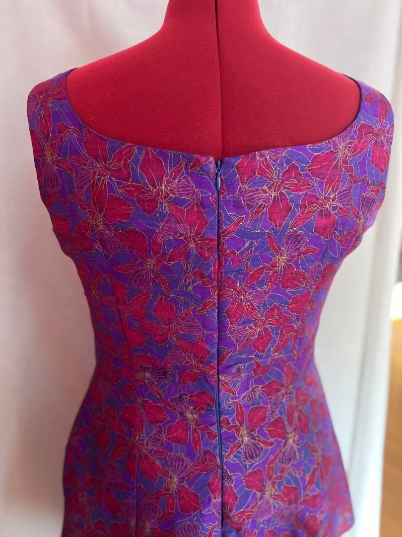 Шелковое платье по выкройке «Алекса» фото