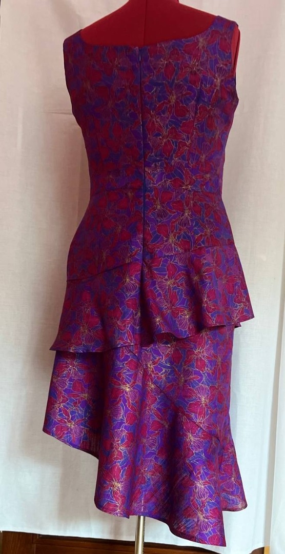 Шелковое платье по выкройке «Алекса» фото