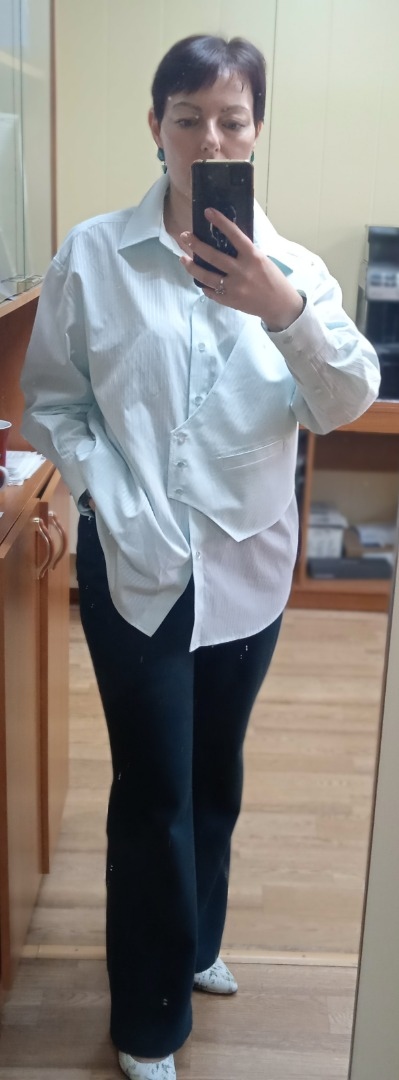 Рубашка «Сентябрь» отшитая в марте фото