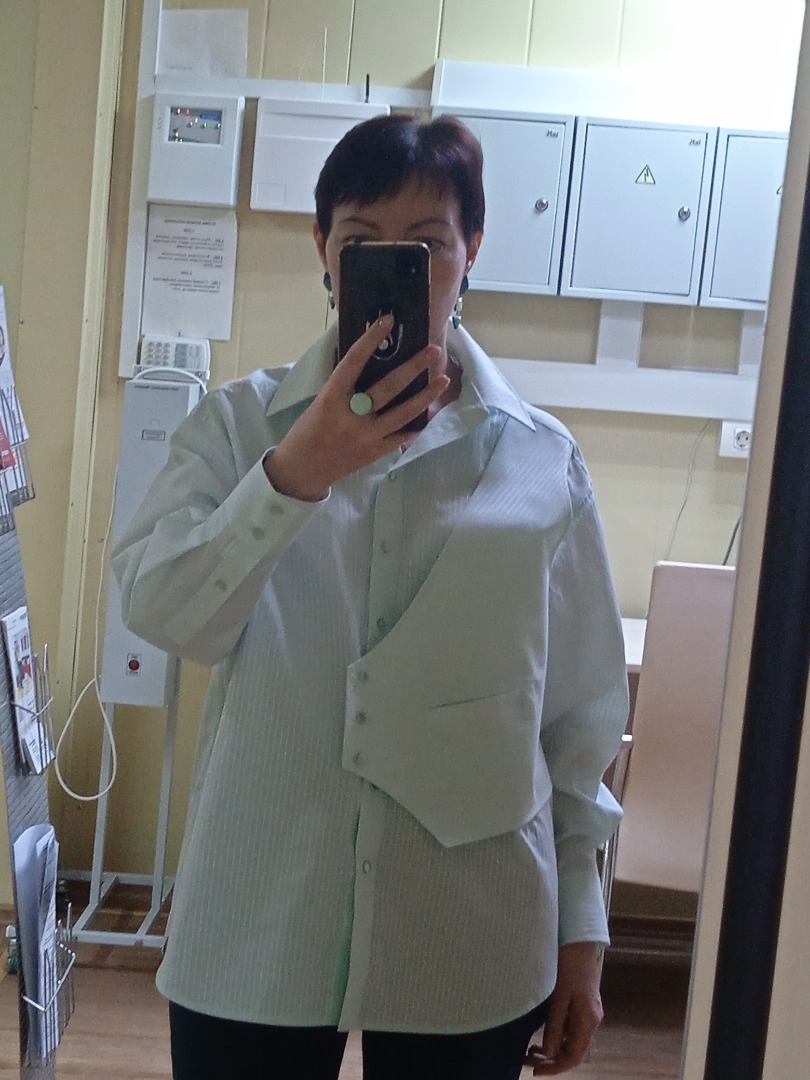 Рубашка «Сентябрь» отшитая в марте фото