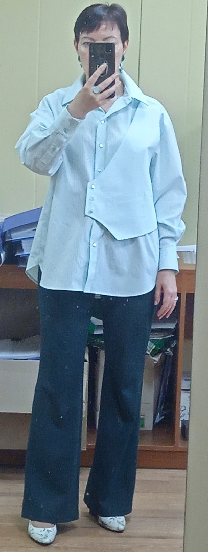 Рубашка «Сентябрь» отшитая в марте фото