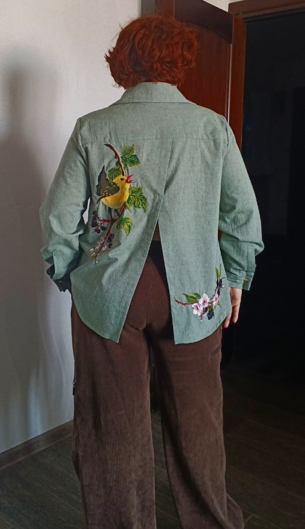 Распашонка наоборот фото