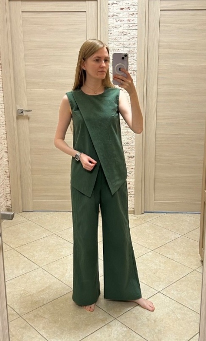 Летний оригами жилет