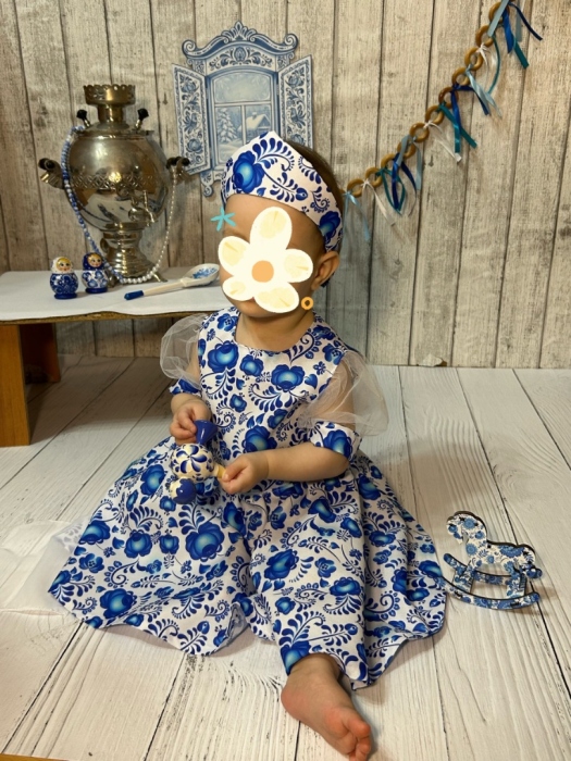 Детское платье с совами