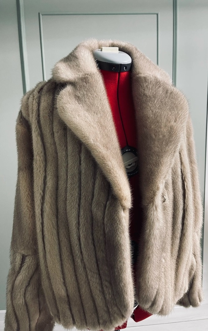 Шуба Почерк из норки фото