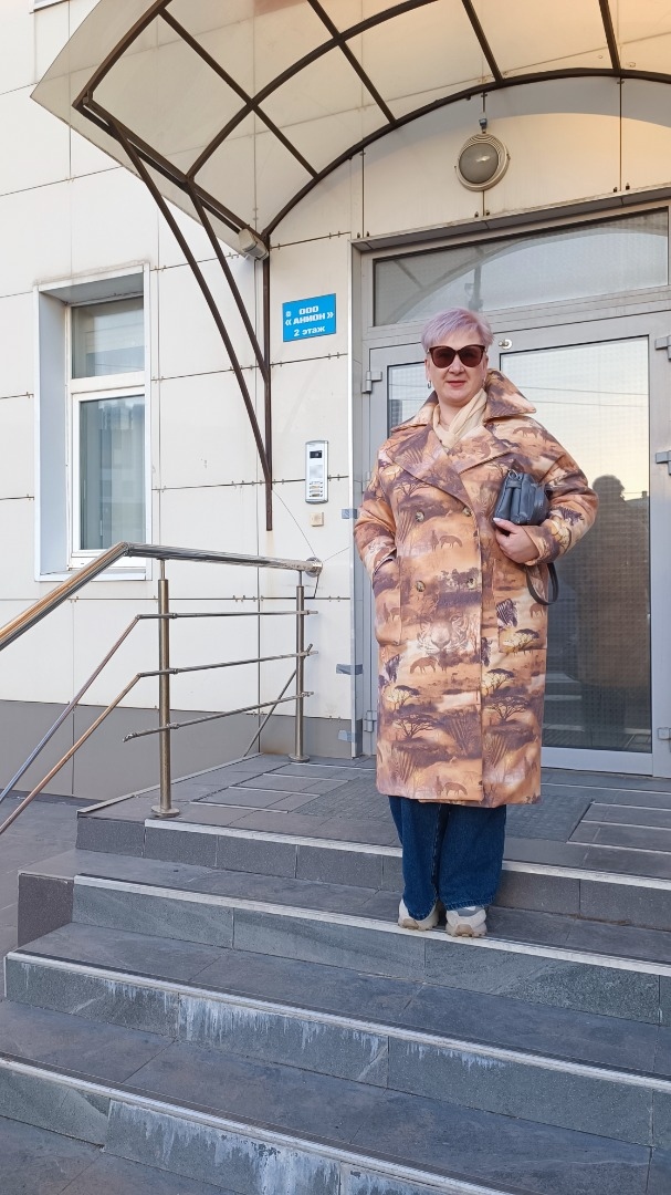 Весеннее сафари-пальто оверсайз фото