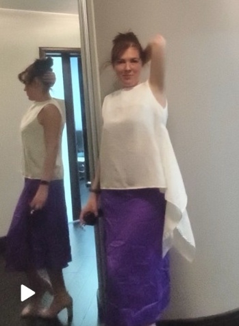 Топ с драпировкой фото